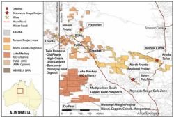 Figure 4. ABM's land position in the Central Desert