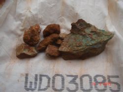 Plate 6. Western sample from Drive 3 with 3.6% Cu