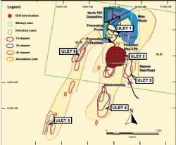 Figure 1 – Indicative site context of assays reported (not to scale).
