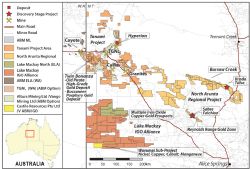 Figure 2. ABM's land position in the Central Desert
