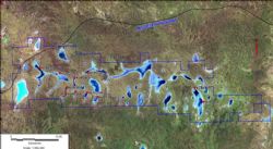 RC Drilling hole locations within EL 25080.