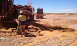 High flow from KLRC009 on Island 5 Lake.