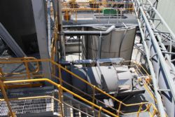 Carbon Regeneration Kiln in operation