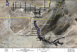 Figure 2: Map showing location of Tumas Zones 1 and 2.