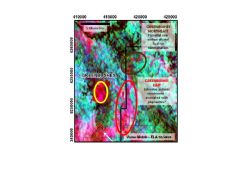 Figure 1 – The Greenbushes East radiometric target shows a similar geophysical signature to the nearby Greenbushes mine site.