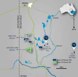 Figure 1. BPL’s Heavy Minerals Sands Project location