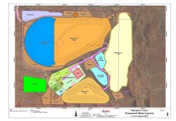 Figure 1 – Proposed Mine Layout