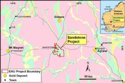 Location Plan: Sandstone Gold Project