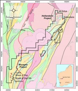Figure 1: Cue Project location plan