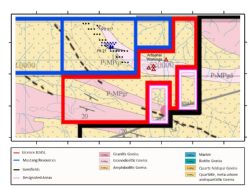 Artisanal mining activity on license 8245L and planned drilling program
