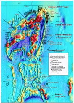 Regional prospects that are being drilled on the Benagerie dome