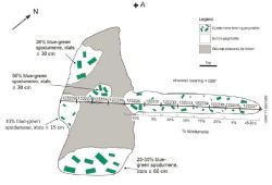 Map of Outcrop and Channel CH16-01