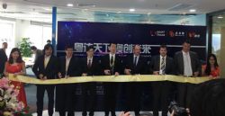 Figure 1: Official launch of RooLife on 24 March 2017 in Guangzhou with participants Mr Du (Guangzhou Government representative), Mr Xiu (CEO Dodoca), Mr Huang (Chairman Dodoca), Mr Mark Vaile (Chairman SMA), Mr Bryan Carr (CEO SMA) and Mr Brendan Mason (COO SMA).