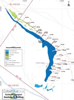 Plan view of Pyrite Hill