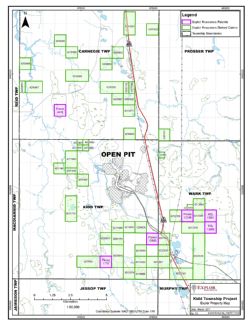 Location Map - Kidd Township Project