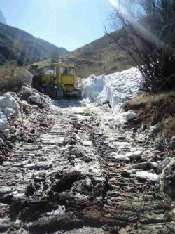 Looking up the Chanach valley towards the Camp