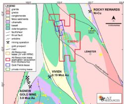 Mt Roberts Gold Project, regional location showing E36/843 and proximity to regional mining centres.