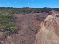 Bulk sampling from Pit LM01 & 250tph Processing Plant in operation