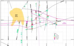 Bygoo North plan view showing Thomson drilling.