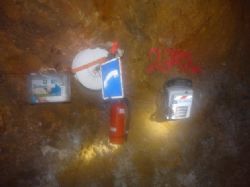 Communication system running from site underground