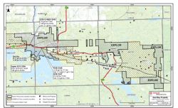Abitibi Greenstone Belt, Quebec Property Map