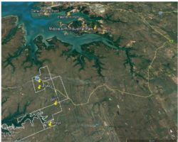 Simple sealed road access to East Arm Wharf of Darwin Port.