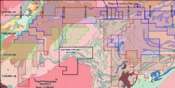 The Sisters Project Regional geology and mineral occurrences (Minedex)