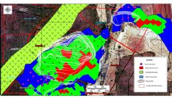 Relationship of Phase 5 RC Holes, current Resource Categories and Planned Pits