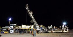 Exploration rig on site at the LCEP
