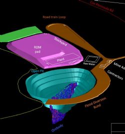 Preliminary Mine Design, Grants Lithium Deposit NT.
