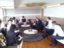 Mustang team meeting with the Permanent Secretary, Ministry of Commerce, Royal Thai Government.