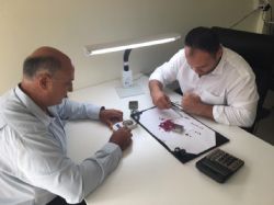 Material being re-sorted for sale at the newly established office in Chanthaburi