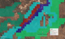 CLZ tenements in red, Creasy group tenements in blue and green