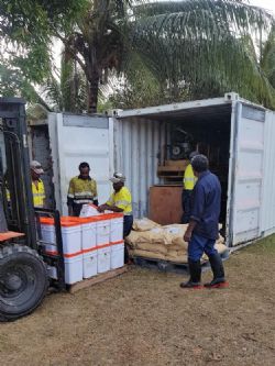 Site works at Misima Gold Project, preparation for phase 1 diamond drilling