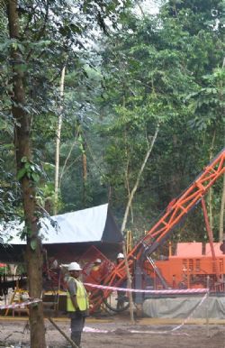 Site works at Misima Gold Project, preparation for phase 1 diamond drilling