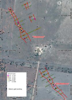 Historic soil data in the Gladstone and Old Belmore areas.