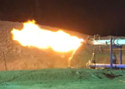 Albany 1 flow test across a 13 metre interval in the Lake Galilee Sandstone Reservoir