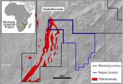 Large-scale untested SkyTEM anomaly within the greater Caula Graphite and Vanadium Project area
