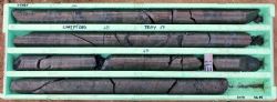 Diamond drill core from Hole CMIPT084