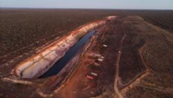 Bottle Creek site, looking south