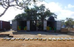 Core cutting and sample preparation at Caula Project, August 2018.