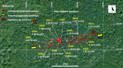 Selective grab samples location at Viau Dallaire