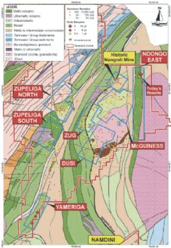 Ndongo Prospecting License with Exploration Prospects