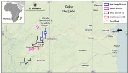 Caula Vanadium-Graphite Project Location and key transport infrastructure