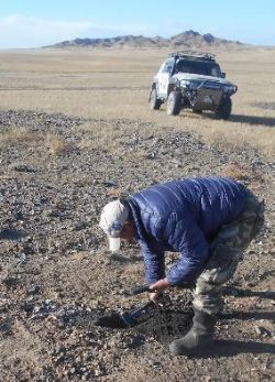 Field work underway in the vast South Gobi desert and Permian coal outcrops within the Nomgon IX PSC.
