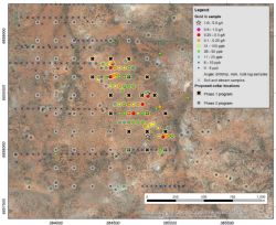 Proposed two-phase RC drill program at Gale