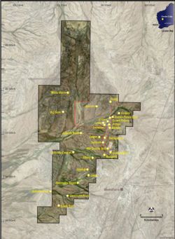 Garden Gully, expanded with the acquisition of the Abbotts Project tenements.