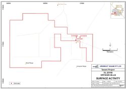 Surface Activity for the Officer Hill project (EL23150)