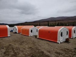White Rock's Camp site at Newman Creek airstrip.