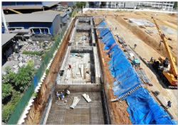 OSD Tank construction activities